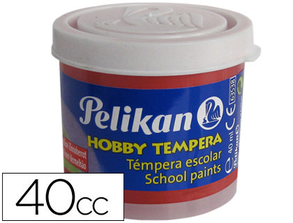 PELIKAN - TEMPERA HOBBY 40 CC BERMELLON -N.58 (Ref.63538)