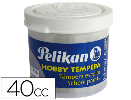 PELIKAN - TEMPERA HOBBY 40 CC BLANCO -N.4 (Ref.63504)