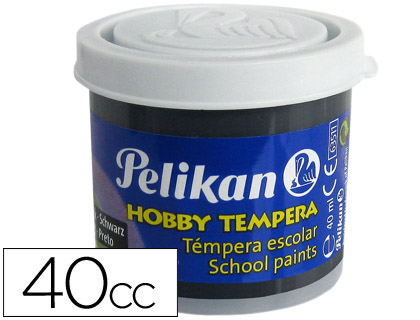 PELIKAN - TEMPERA HOBBY 40 CC NEGRO -N.11 (Ref.63511)