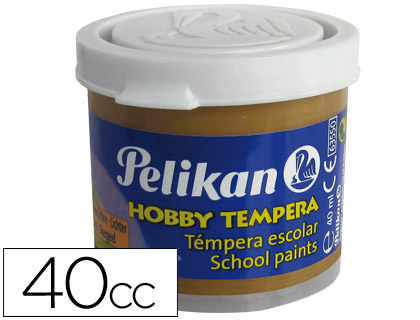 PELIKAN - TEMPERA HOBBY 40 CC OCRE CLARO -N.80 (Ref.63550)