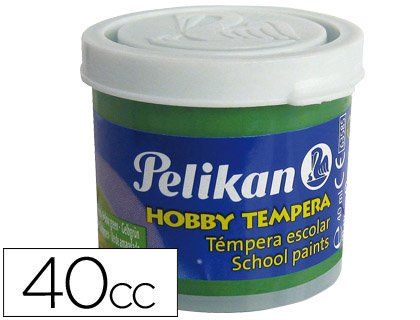 PELIKAN - TEMPERA HOBBY 40 CC VERDE AMARILLO -N.155 (Ref.63585)