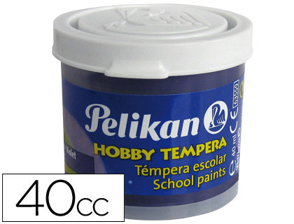 PELIKAN - TEMPERA HOBBY 40 CC VIOLETA -N.109 (Ref.63559)