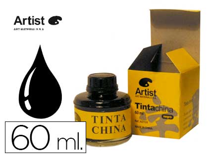 ARTIST - TINTA CHINA NEGRA FRASCO DE 60 ML (Ref.A21131)
