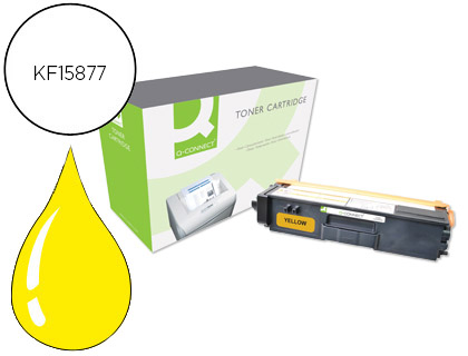 Q-CONNECT - Toner Laser COMPATIBLES BROTHER TN325Y HL-4140CN / 4150CDN / 4570CDW / 4570CDWT / DCP 9055 AMARILLO 3.500 PAG (Ref.KF15877)