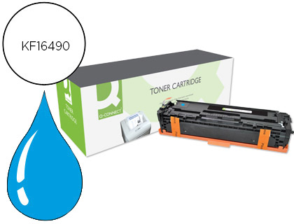 Q-CONNECT - Toner Laser COMPATIBLES HP CF211A COLOR LASERJET M251N / 251NW / 276N / 276NW CIAN 1.800 PAG (Ref.KF16490)