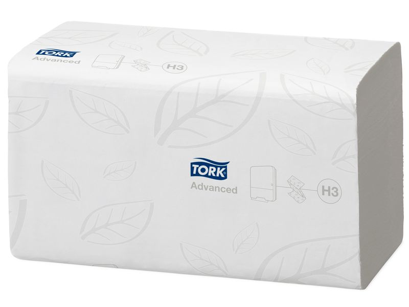 TORK - Recambio toallas Pack 15 ud 230x250 mm 200 servicios 2 capas Para H3 System (Ref.290163)