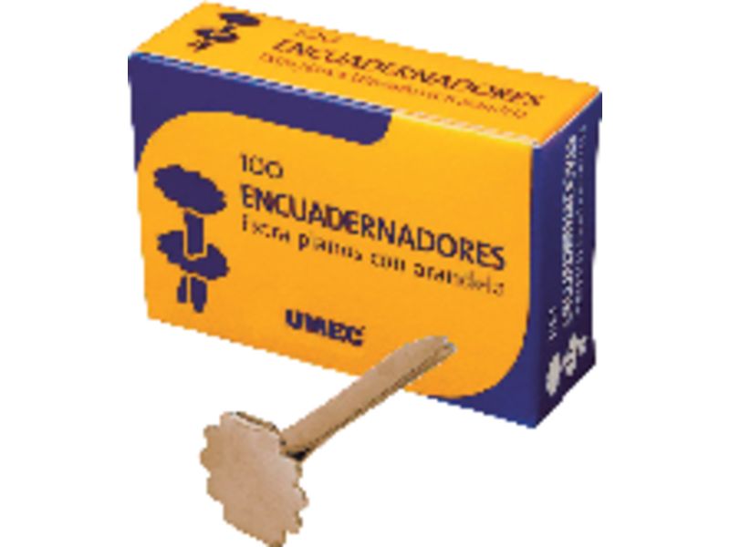 UMEC - Encuadernadores con Arandela Caja 100 Ud 18 mm (Ref.U300901)