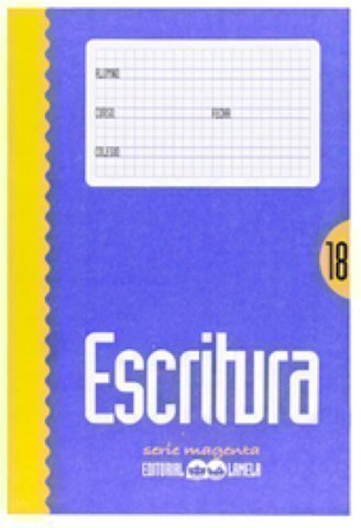 LAMELA - Cartilla Escrituracolor Nº 18 3mm con pauta Cuadrovia (Ref.L31018)