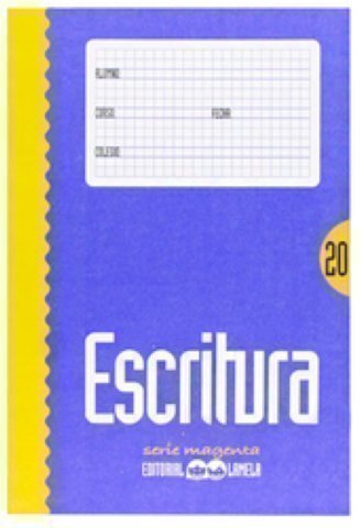 LAMELA - Cartilla Escrituracolor Nº 20 3 mm con pauta Cuadrovia (Ref.L31020)