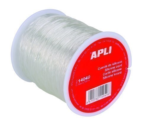 APLI - Bobina de cuerda de silicona semi-elástica de 0,7 mm x 100 m (Ref.14049)