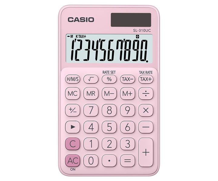 CASIO - Calculadora BolsilloRosa (Ref.SL-310UC-PK)