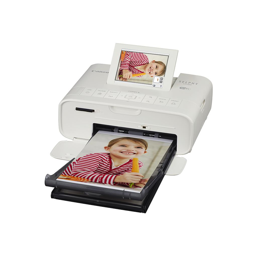 CANON - Impresora fotográfica Selphy CP1300 blanca ( L.P.I. 4,5€ Incluido) (Ref.2235C002AA)
