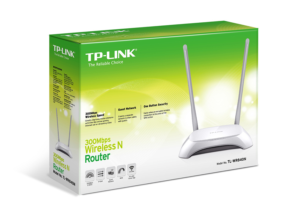 TP-LINK - router WR840N 300 Mbps (Ref.TL-WR840N)