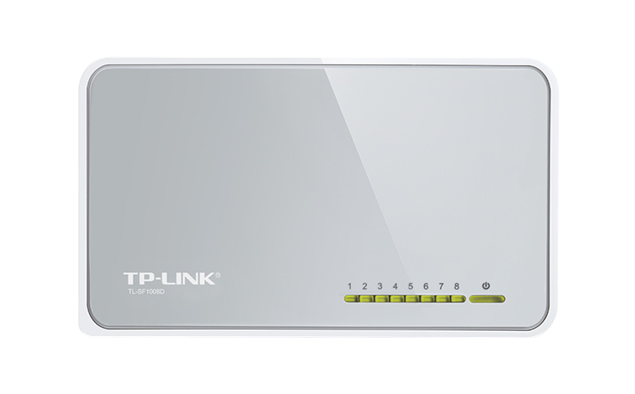 TP-LINK - switch 8 Puertos 100MbpsS (Ref.TL-SF1008D)