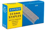 RAPESCO - Caja 5000 grapas Galvanizadas 24/6mm. (Ref.S24602Z3)