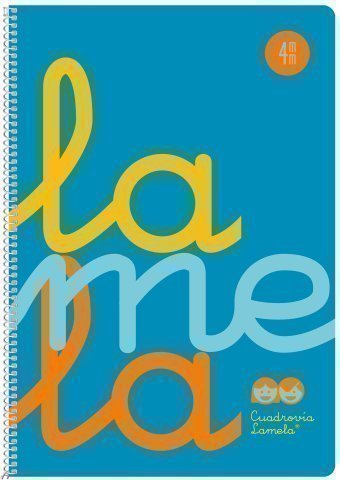 LAMELA - Cuaderno Fº polipropileno C4 80 hojas 90 grs azul (Ref.7FTP004B)