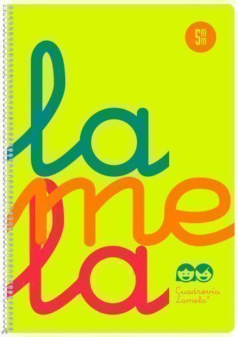 LAMELA - Cuaderno Fº Polipropileno C5 80 hojas 90 grs Amarillo (Ref.7FTP005A)