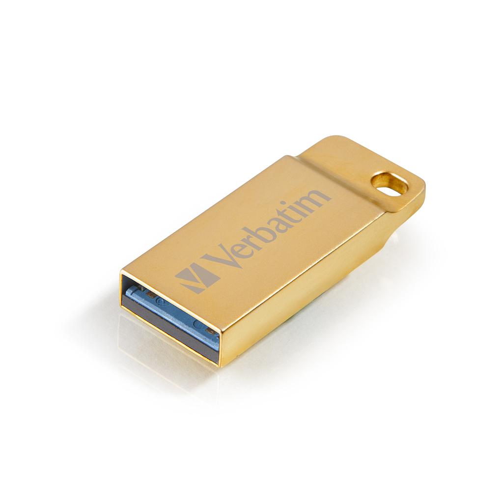 VERBATIM - Memoria Metal Executive USB 3.0 16GB oro (CANON L.P.I. 0,24€ Incluido) (Ref.99104)