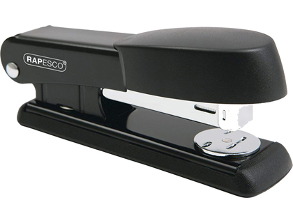 RAPESCO - Grapadora Bowfin negra. 25 Hojas de Capacidad. Usa Grapas 26 y 24/6mm. (Ref.R53500B2)