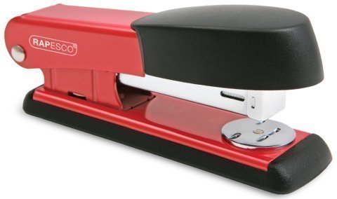 RAPESCO - Grapadora Bowfin roja. 25 Hojas de Capacidad. Usa Grapas 26 y 24/6mm. (Ref.R53500R2)