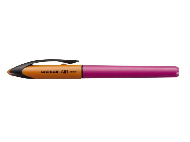 UNI-BALL - Roller Air Micro UBA-188-M. Bola 0,5 mm. DUO naranja-rosa. Tinta negra. (Ref.210567000)