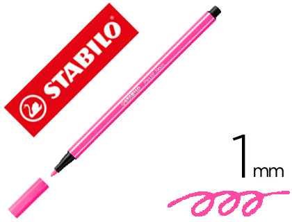 STABILO - Rotulador Pen 68 rosa fluorescente (Ref.68/056)