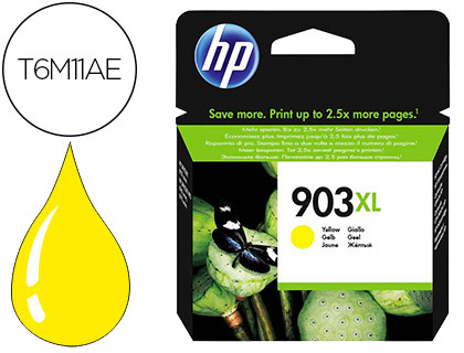 HP ( HEWLETT PACKARD ) - INK-JET JET 903XL OFFICEJET PRO 6960 / 6970 / 6974 AMARILLO 825 PAGINAS (Ref.T6M11AE)