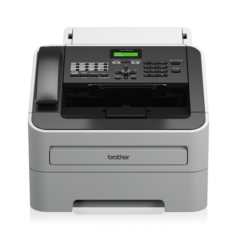 BROTHER - Fax láser monocromo FAX-2845 auricular telefónico/función de copia/blanco (Ref.FAX2845)