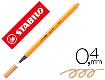 STABILO - Rotulador Point 88 0.4mm ocre claro (Ref.88/88)