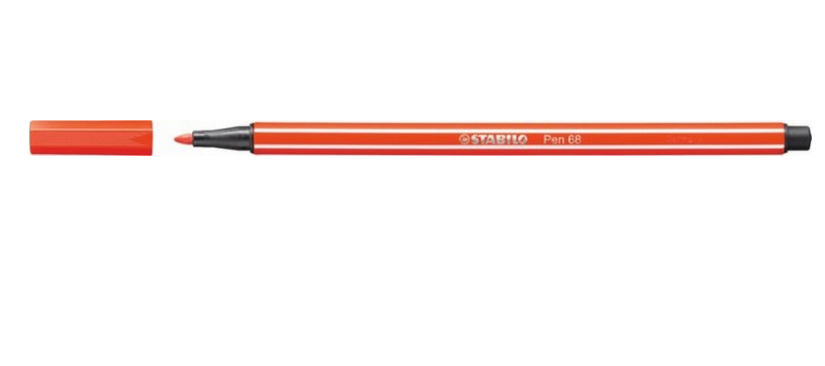STABILO - Rotulador Pen 68 rojo (Ref.68/40)
