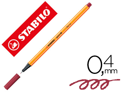 STABILO - Rotulador Point 88 0.4mm purpura (Ref.88/19)