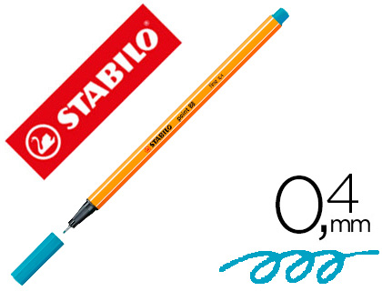 STABILO - Rotulador Point 88 0.4mm azul claro (Ref.88/31)