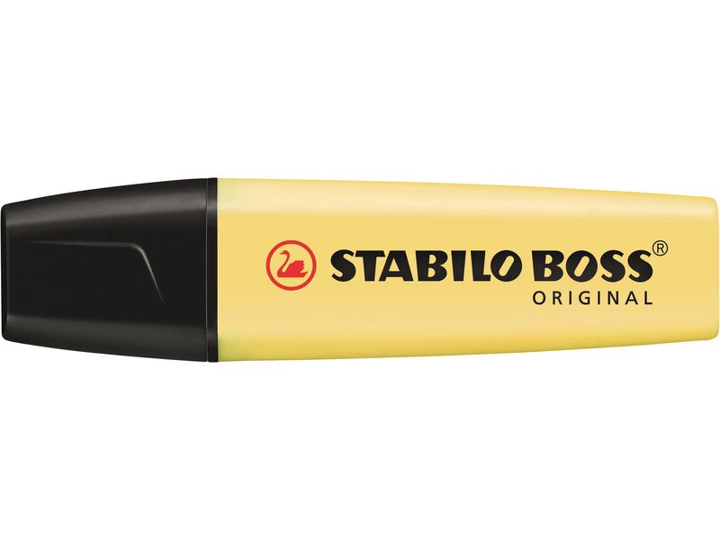 STABILO - Marcador fluorescente Boss amarillo pastel (Ref.70/144)