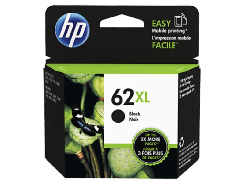HP ( HEWLETT PACKARD ) - Cartuchos ORIGINALES Inyección De Tinta 62XL Negro (Ref.C2P05AE#ABE)