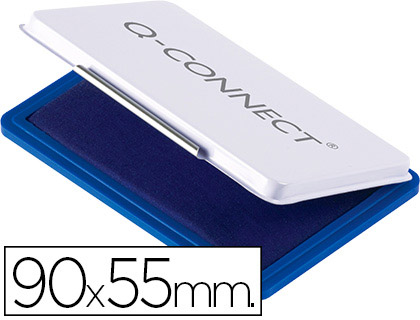 Q-CONNECT - TAMPON N.3 90X55 MM AZUL (Ref.KF16313)