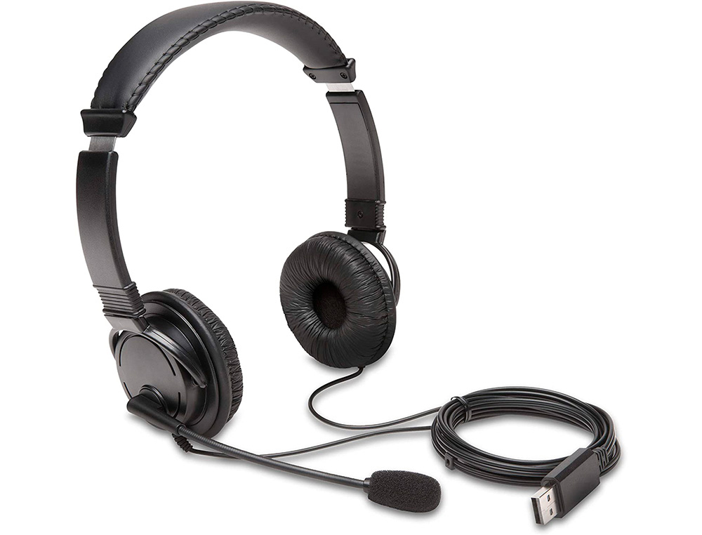 NGS - Auricular kensington hi-fi con microfono usb cable 180 cm (Ref. K97601WW)