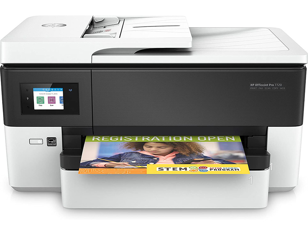 HP ( HEWLETT PACKARD ) - Equipo multifuncion officejet pro 7720 tinta a3 escaner copiadora impresora fax (Ref. Y0S18A) (Canon L.P.I. 5,25€ Incluido)