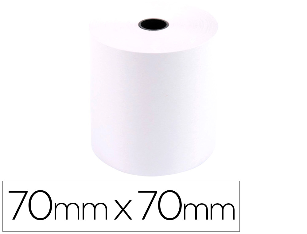 EXACOMPTA - Rollo sumadora electro offset 70 mm x 70 mm 60 g/m2 (Ref. 40713E)