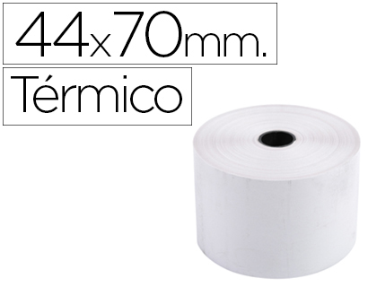 EXACOMPTA - Rollo sumadora termico 44 mm x 70 mm 55 g/m2 sin bisfenol a (Ref. 42150E)
