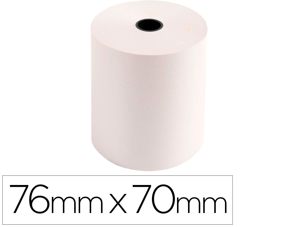 EXACOMPTA - Rollo sumadora electro offset 76 mm x 70 mm 60 g/m2 (Ref. 40781E)