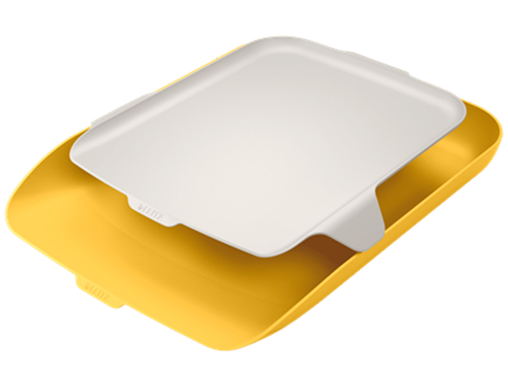 LEITZ - Bandeja organizadora plastico cosy amarillo 274x62x391mm (Ref. 52590019)