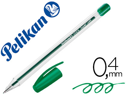 PELIKAN - Boligrafo stick super soft verde (Ref. 601481)