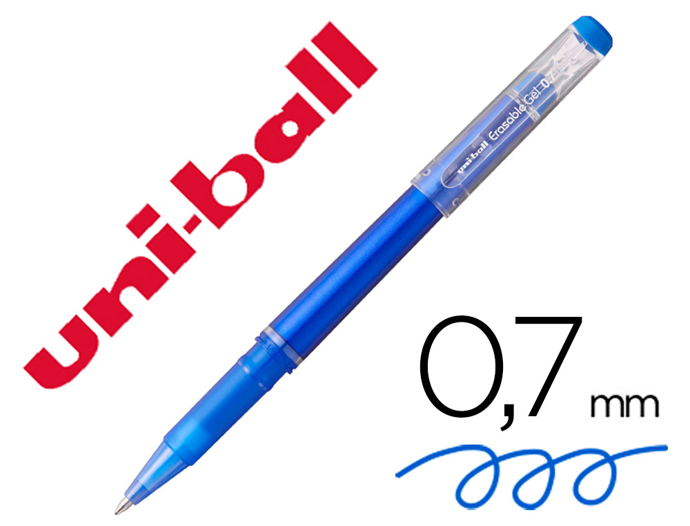 UNI-BALL - UNIBALL - Rotulador roller uf-222 tinta gel borrable 0,7 mm azul (Ref. 233767000)