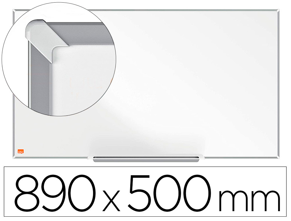 NOBO - Pizarra blanca ip pro 40\&quot; acero vitrificado magnetico 890x500 mm (Ref. 1915249)