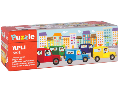 APLI - Puzle kids sumas transportes 30 piezas (Ref. 17196)
