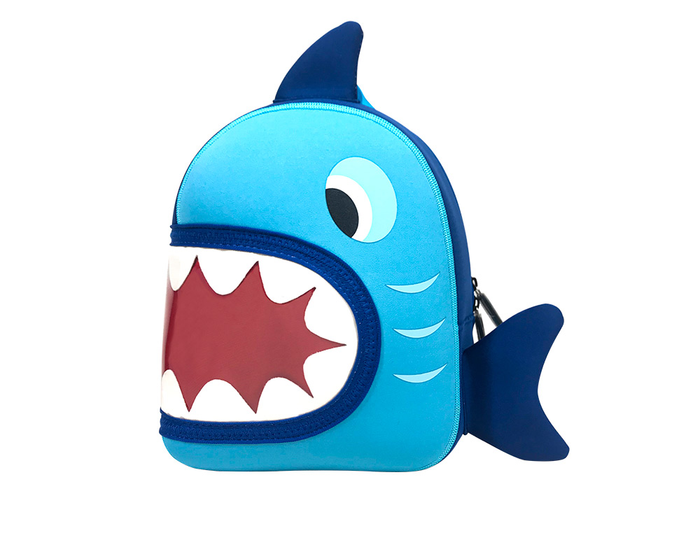 LIDERPAPEL - Cartera escolar mochila infantil tiburon 280x210x105 mm (Ref. ME21)