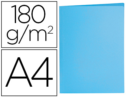 LIDERPAPEL - Subcarpeta A4 azul pastel 180g/m2 (Ref. SC28)