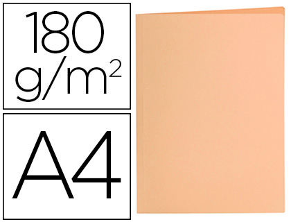 LIDERPAPEL - Subcarpeta A4 naranja pastel 180g/m2 (Ref. SC30)