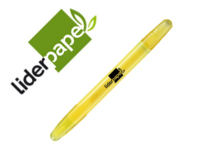 LIDERPAPEL - Marcador de cera gel fluorescente color amarillo (Ref. ZC09)