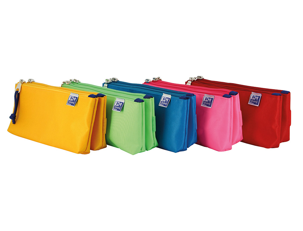 OXFORD - Bolso escolar portatodo kangoo kids doble colores surtidos 220x50x100 mm (Ref. 400150285)